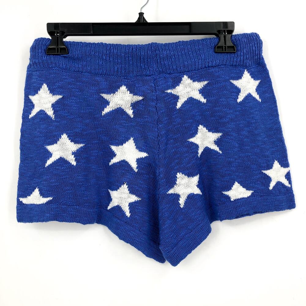 BEACHRIOT Women's Spangled Balboa Shorts Medium Blue Stars and Stripes NWT - Picture 7 of 12
